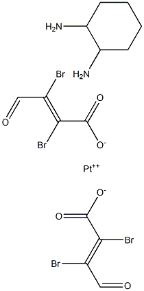 cis-Pt(II)(DDH)bis(mucobromic acid) Structure