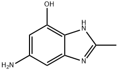 4-Benzimidazolol,6-amino-2-methyl-(6CI) Struktur