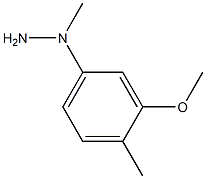 1-[(3-METHOXY-4-METHYLPHENYL)METHYL]HYDRAZINE Struktur