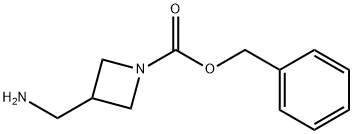 3-(氨基甲基)氮杂环丁烷-1-羧酸苄酯,1016731-24-0,结构式