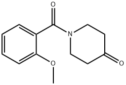 1-(2-methoxybenzoyl)piperidin-4-one Structure