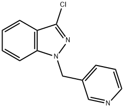 3-氯-1-吡啶-3-基甲基-1H-吲唑, 1017781-90-6, 结构式