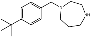 1-[(4-tert-butylphenyl)methyl]-1,4-diazepane, 1019109-90-0, 结构式