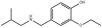 2-ethoxy-4-{[(2-methylpropyl)amino]methyl}phenol Struktur