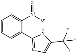 1H-IMidazole, 2-(2-nitrophenyl)-5-(trifluoroMethyl)- 结构式