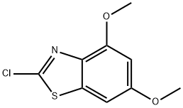 2-CHLORO-4,6-DIMETHOXYBENZOTHIAZOLE 结构式