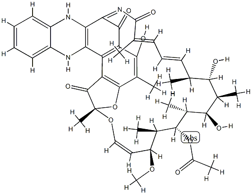 リファジン 化学構造式