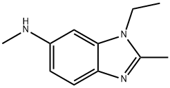 1H-Benzimidazol-6-amine,1-ethyl-N,2-dimethyl-(9CI) Struktur