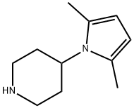 4-(2,5-二甲基-1H-吡咯-1-基)哌啶, 1032289-55-6, 结构式