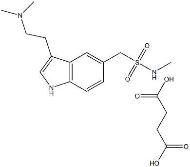 Sumatriptan succinate Structure