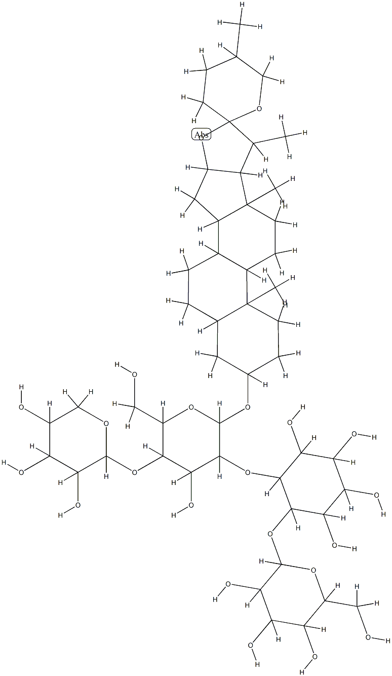 Cantalasaponin 3 Struktur