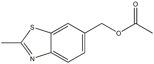 6-Benzothiazolemethanol,2-methyl-,acetate(6CI) Struktur