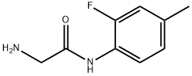 N~1~-(2-fluoro-4-methylphenyl)glycinamide(SALTDATA: HCl) Structure