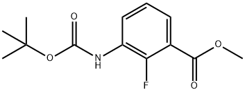 Benzoic acid, 3-[[(1,1-dimethylethoxy)carbonyl]amino]-2-fluoro-, methyl ester
