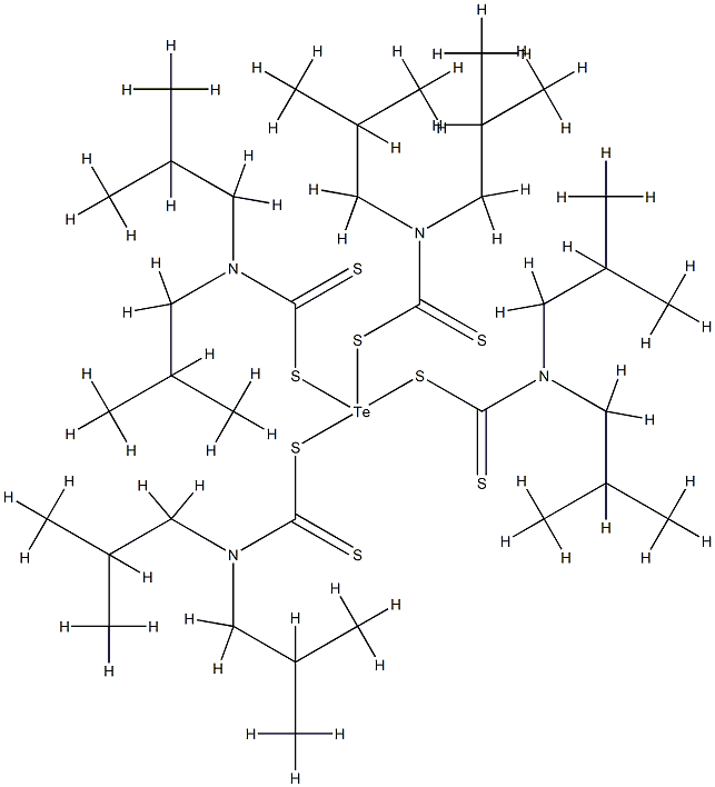 Tellurium, tetrakisbis(2-methylpropyl)carbamodithioato-.kappa.S,.kappa.S-|