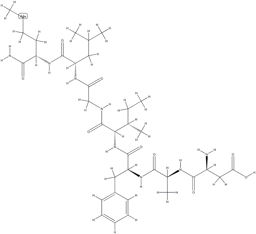 eledoisin C-terminal heptapeptide Structure