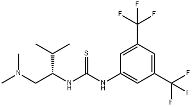 S-1-(3,5-bis(trifluoroMethyl)phenyl)-3-(1-(di
MethylaMino)-3-Methylbutan-2-yl)thiourea|(S)-1-[3,5-双(三氟甲基)苯基]-3-[1-(二甲基氨基)-3-甲基丁-2-基]硫脲