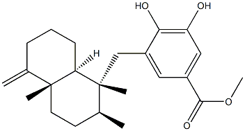 5-[[(1R,8aα)-Decahydro-1β,2β,4aβ-trimethyl-5-methylenenaphthalene-1α-yl]methyl]-3,4-dihydroxybenzoic acid methyl ester|