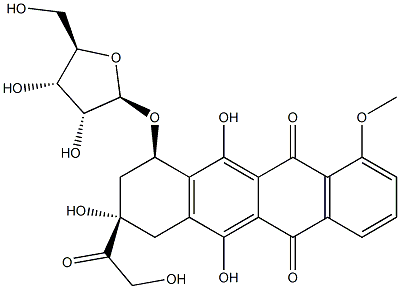 7-O-ribofuranosyladriamycinone Structure