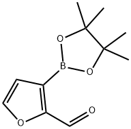 2-甲酰基呋喃-3-硼酸频哪醇酯, 1055881-23-6, 结构式