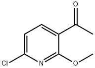 1-(6-chloro-2-methoxypyridin-3-yl)ethanone Struktur