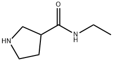 N-ethyl-3-pyrrolidinecarboxamide(SALTDATA: FREE) Structure