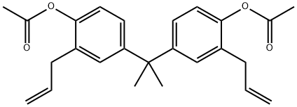 Phenyl ester epoxy curative hybrid of bisphenol A Struktur