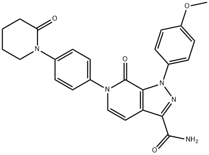 Apixaban Dehydro Impurity Structure