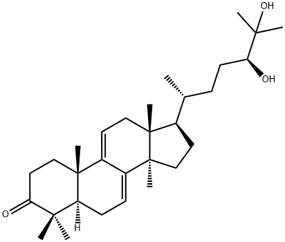 GANODERMANONDIOL, 107900-76-5, 结构式