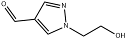 1-(2-hydroxyethyl)-1H-pyrazole-4-carbaldehyde Struktur