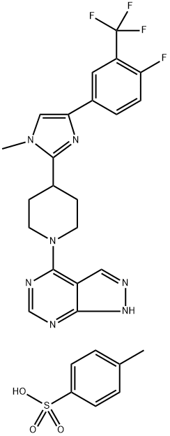 LY-2584702 (tosylate salt) Struktur