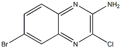 6-bromo-3-chloroquinoxalin-2-amine,1083181-47-8,结构式