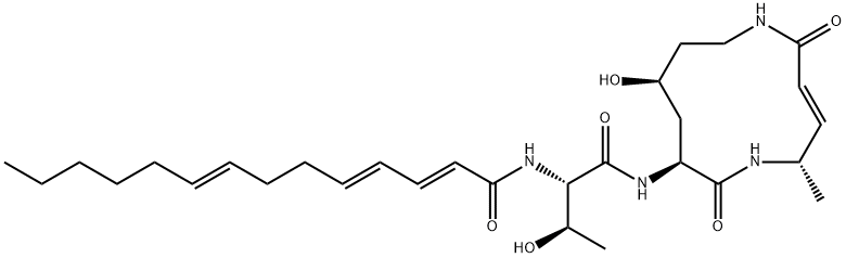 滑移菌素 B, 108351-51-5, 结构式