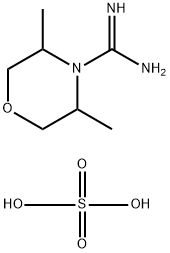 3,5-二甲基吗啉-4-甲脒半硫酸盐,108641-45-8,结构式