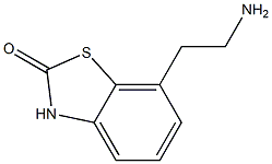 2(3H)-Benzothiazolone,7-(2-aminoethyl)-(9CI) Struktur