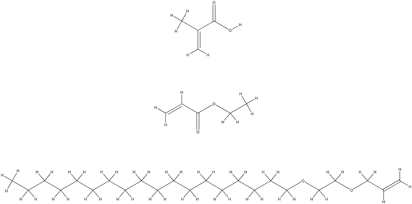 硬脂醇聚醚-10 烯丙基醚/丙烯酸(酯)类共聚物 结构式