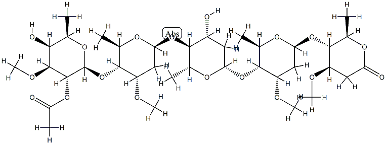 杠柳寡糖B, 1095261-93-0, 结构式