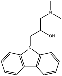 1-(9H-carbazol-9-yl)-3-(dimethylamino)propan-2-ol Structure