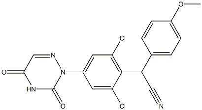 4-Dechloro-4-hydroxy Diclazuril Methyl Ester Struktur