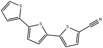 2,2':5',2''-Terthiophene-5-carbonitrile,110230-97-2,结构式
