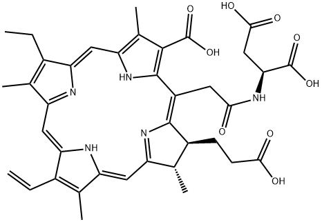 monoaspartyl chlorin e6 Struktur