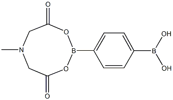 Benzene-1,4-diboronic acid mono-MIDA ester Structure