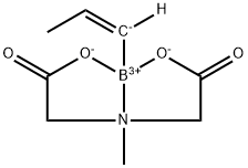 反式-1-丙烯基硼酸甲基亚氨基二乙酸酯, 1105069-15-5, 结构式