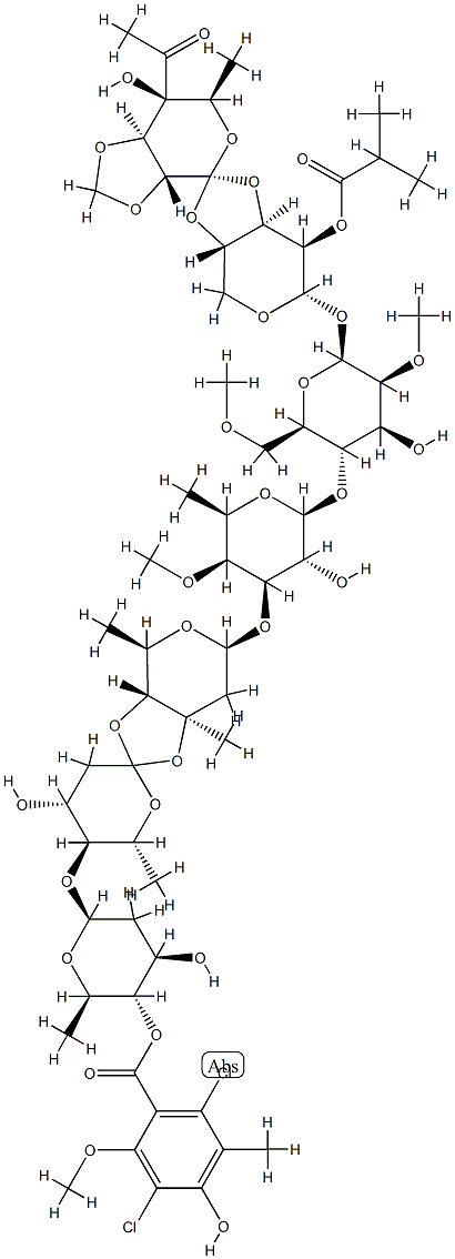 Avilamycin Struktur