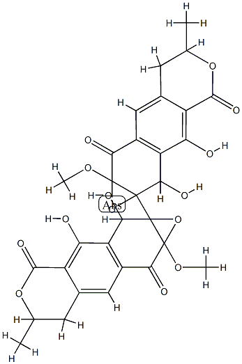 floccosin Struktur