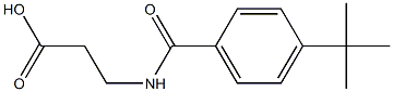 3-(4-(叔-丁基)苯甲酰氨基)丙酸,111830-21-8,结构式