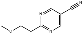 2-(2-甲氧基乙基)嘧啶-5-甲腈, 1123169-32-3, 结构式