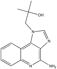 4-amino-alpha,alpha-dimethyl-1H-imidazo(4,5-c)quinolin-1-ethanol, 112668-45-8, 结构式
