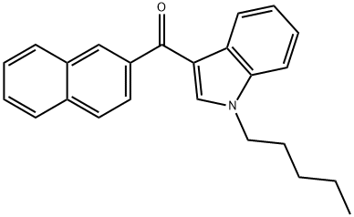 1-戊基-3-(2-萘甲酰基)吲哚, 1131605-25-8, 结构式