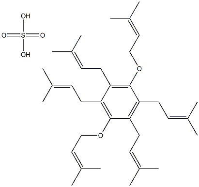hexaprenylhydroquinone sulfate 结构式